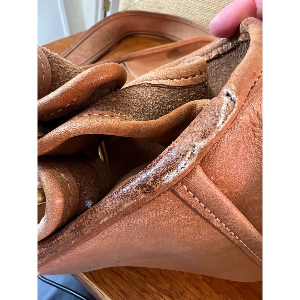 COACH Vintage Musette Leather Messenger Bag Briefcase Laptop - Picture 8 of 11
